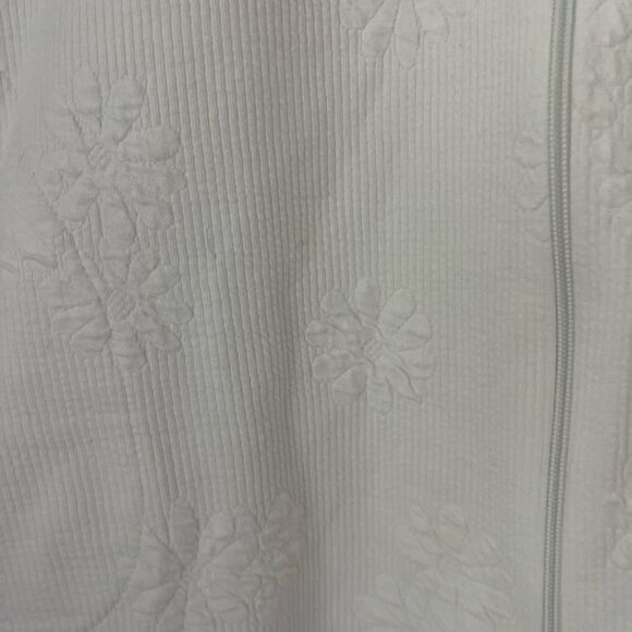 Vintage Diamond Tea Saks Fifth Ave Zip Up Robe - Picture 8 of 11